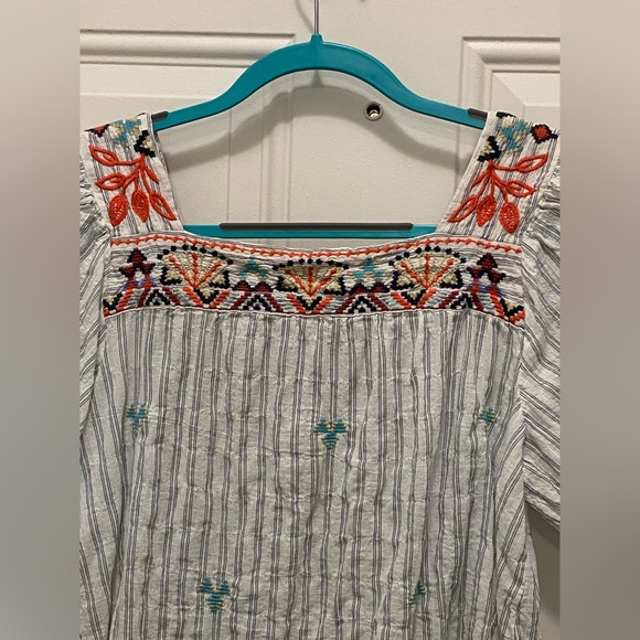 Johnny Was Workshop Peasant Top - Picture 12 of 14